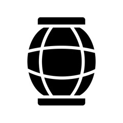 Alcohol Barrel Old Icon