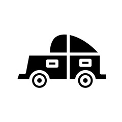 Obraz premium Beetle Car Retro Icon