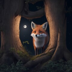 Fototapeta premium red fox, fox, animal, wildlife, red, mammal, wild, nature, vulpes vulpes, predator, fur, carnivore, young, cub, portrait, white, vulpes, vixen, wild animal