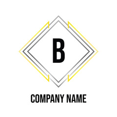Initial Letter Logos B Vector Design Graphic
