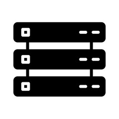 Fototapeta premium Array Center Data Icon