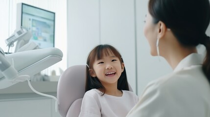 Obraz na płótnie Canvas doctor examining child at hospital