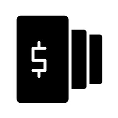 Fototapeta premium Cash Finance Money Icon