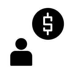  Account Coin Dollar Icon