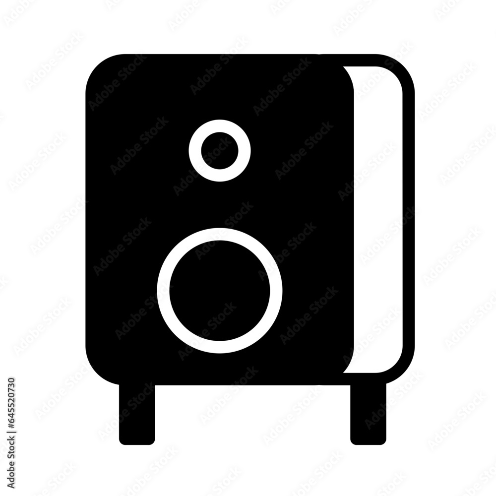 Poster audio music sound icon