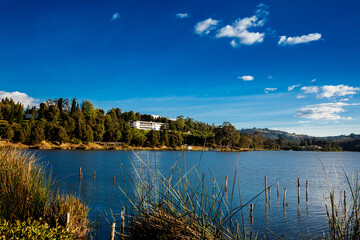 Sochagota artificial lake built in 1956 to provide tourism potential for the municipality of Paipa, in the department of Boyacá, northeastern Colombia.