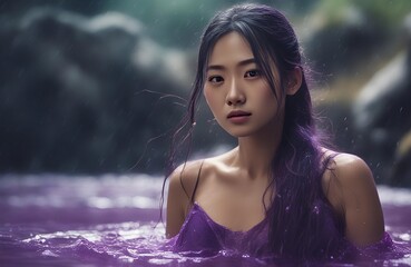 Obraz premium Women and water