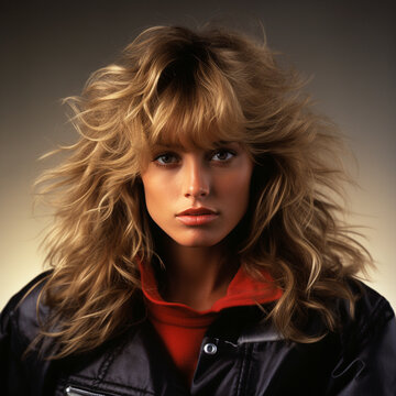 a beautiful blonde woman from the 1980s