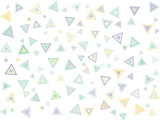 Triangle pattern. Random abstract background. Vector design