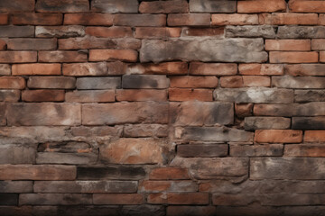 Obraz premium Weathered and rustic brick wall texture