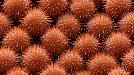 Seamless Tile - Prickly Cactus Closeup Repeating Pattern - Generative Ai