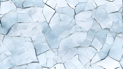 Obraz premium Seamless Tile - Blue Ice - Generative Ai