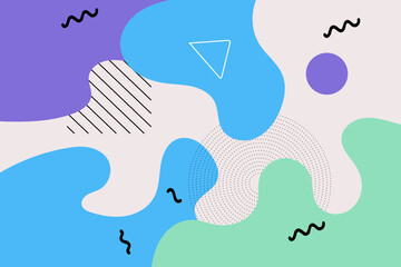 Abstract pop art background with wave pattern. Vector pattern. Color wave template and presentation design