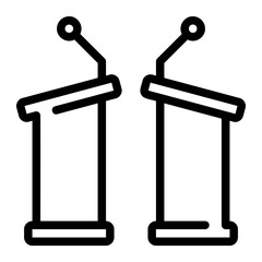 debate line icon