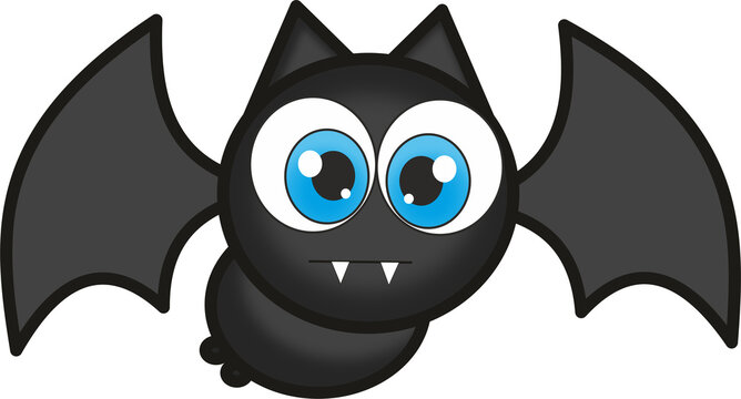 Morcego fofinho de halloween &oacute;timo para ser usado para publica&ccedil;&otilde;es de halloween