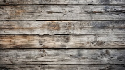 Fototapeta premium Wood background texture, old rustic wood top view. Generative AI