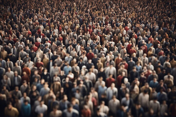 Obraz premium world population day background for wallpaper. copy space