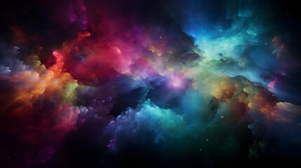 Fototapeta na wymiar 星雲銀河の背景 No.007 The Background of the Nebula Galaxy Generative AI