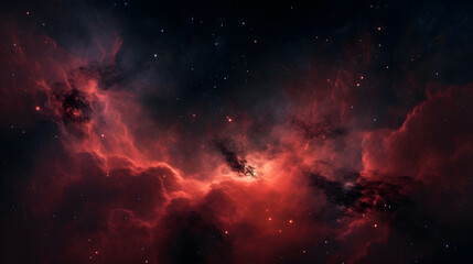 Naklejka premium 星雲銀河の背景 No.029 The Background of the Nebula Galaxy Generative AI