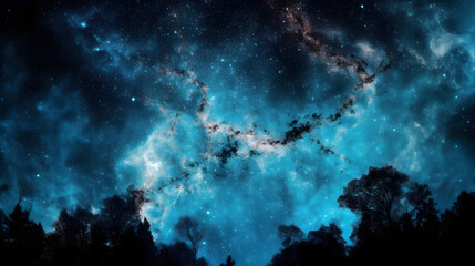 Fototapeta na wymiar 星雲銀河の背景 No.028 The Background of the Nebula Galaxy Generative AI