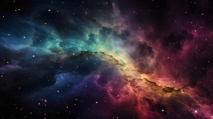 Fototapeta na wymiar 星雲銀河の背景 No.010 The Background of the Nebula Galaxy Generative AI