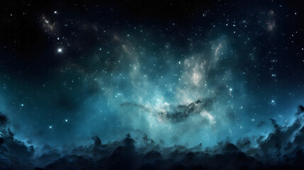 星雲銀河の背景 No.083  The Background of the Nebula Galaxy Generative AI