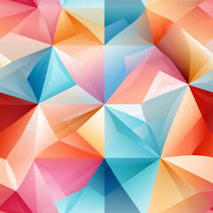 Obraz premium geometric shapes pastel colors seamless, pattern, texture, background