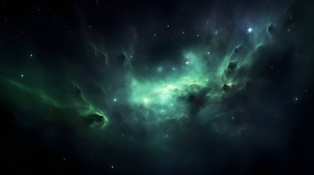 星雲銀河の背景 No.111  The Background of the Nebula Galaxy Generative AI