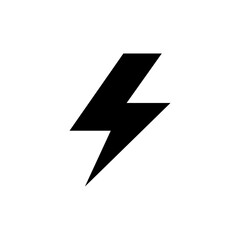 lightning bolt icon vector design templates