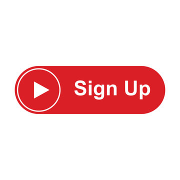sign up icon vector