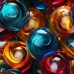 swirling marbles jewel tones seamless, pattern, texture, background