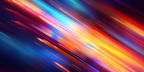 Obraz premium Abstract speed motion blurred striped glitch background.