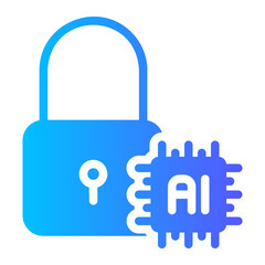 caps lock gradient icon