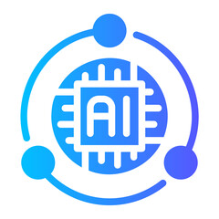 computer gradient icon