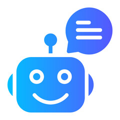 chatbot gradient icon
