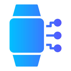 Obraz premium smartwatch gradient icon