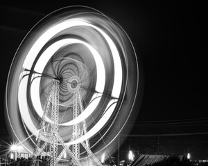 wheel in night
