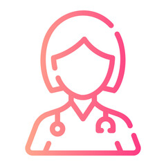 Obraz premium doctor Line Gradient Icon