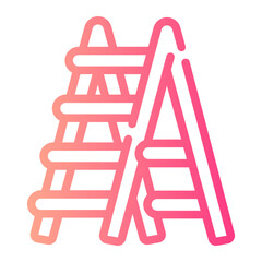 ladder Line Gradient Icon
