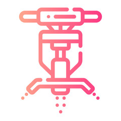 sprinkler Line Gradient Icon