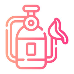 oxygen Line Gradient Icon
