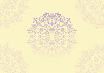 colorful abstract mandala ornament background design