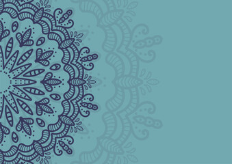 colorful abstract mandala ornament background design