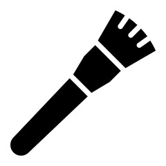 Brush makeup cosmetic solid glyph icon