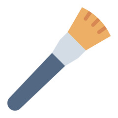 Brush makeup cosmetic flat icon