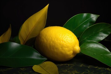 lemon on a tree