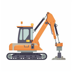 Cute Cartoon Tiltrotator 2D Simple Flat Vector