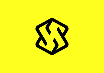 Sleek SH logo introduces a dynamic spin motion card concept, blending style and movement to symbolize innovation and versatility