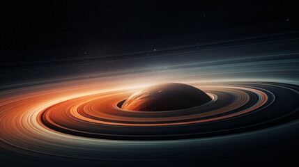 Obraz premium Lines, particle flows, build cosmic vortexes, network technology big data background