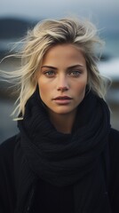 Beautiful Scandinavian woman.